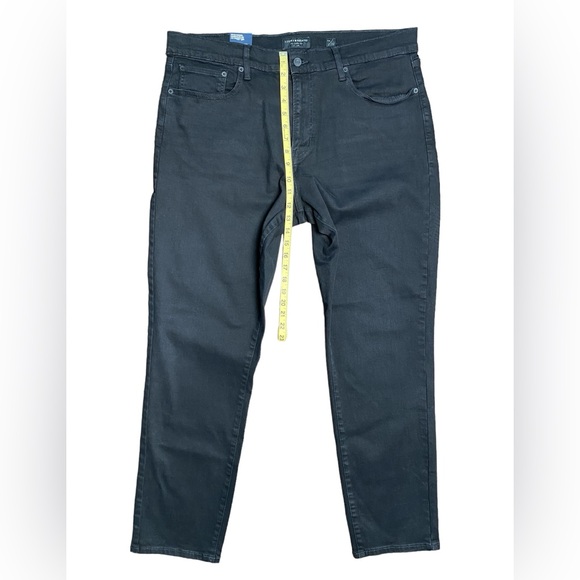 Lucky Brand Men’s Black Ink 412 Athletic Slim Mid-Rise Denim Jeans Size 38x32 - Picture 10 of 14